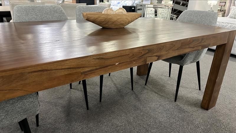 Clearance - Metro 1900 Dining Table + 6 Logan Dining Chairs