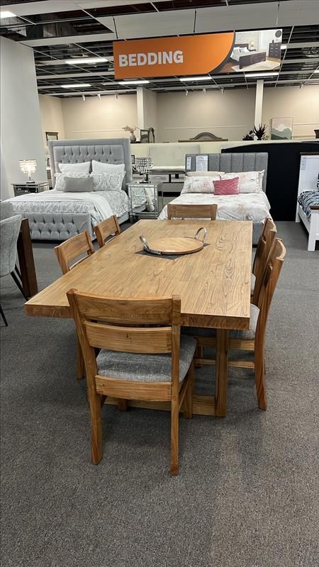 Clearance - Kildare 2080 Dining + 6 Kildare Dining Chairs