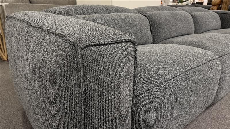 Clearance - Marko 3-Seater Recliner - Charcoal
