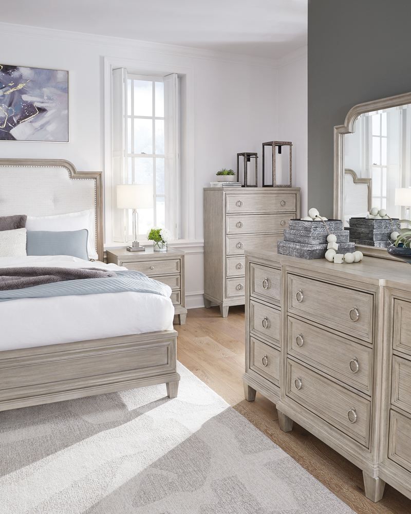 Jorlaina King Bedroom Suite With Tallboy