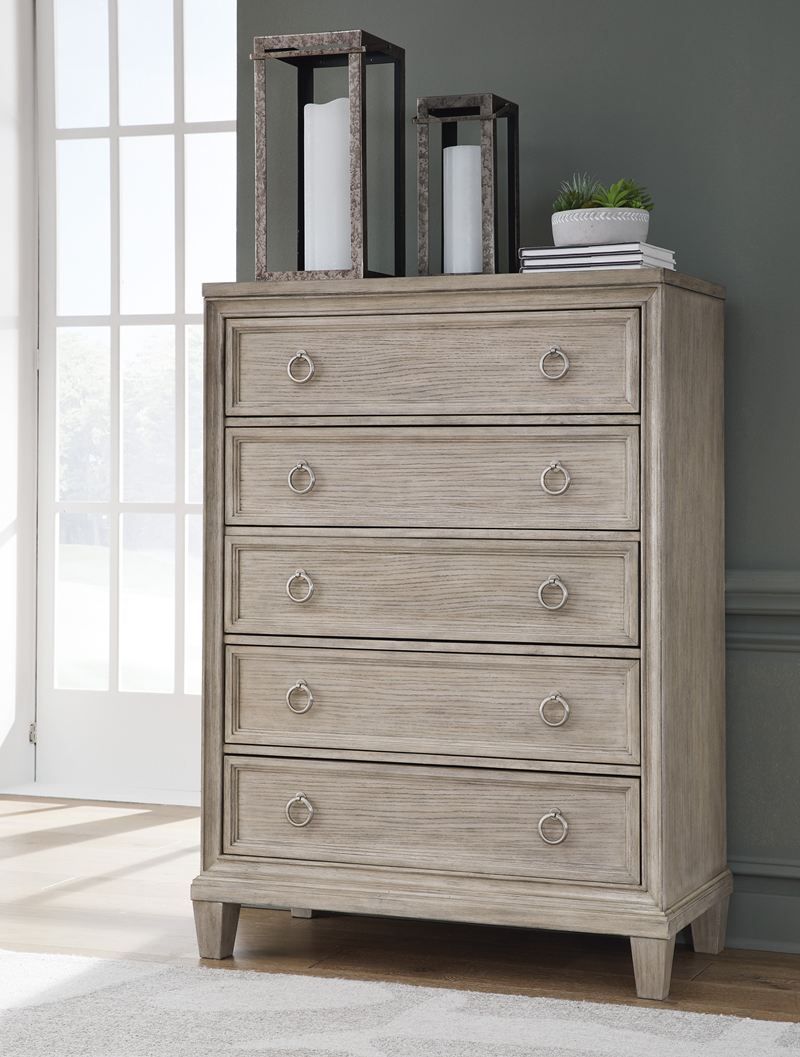Jorlaina King Bedroom Suite With Tallboy