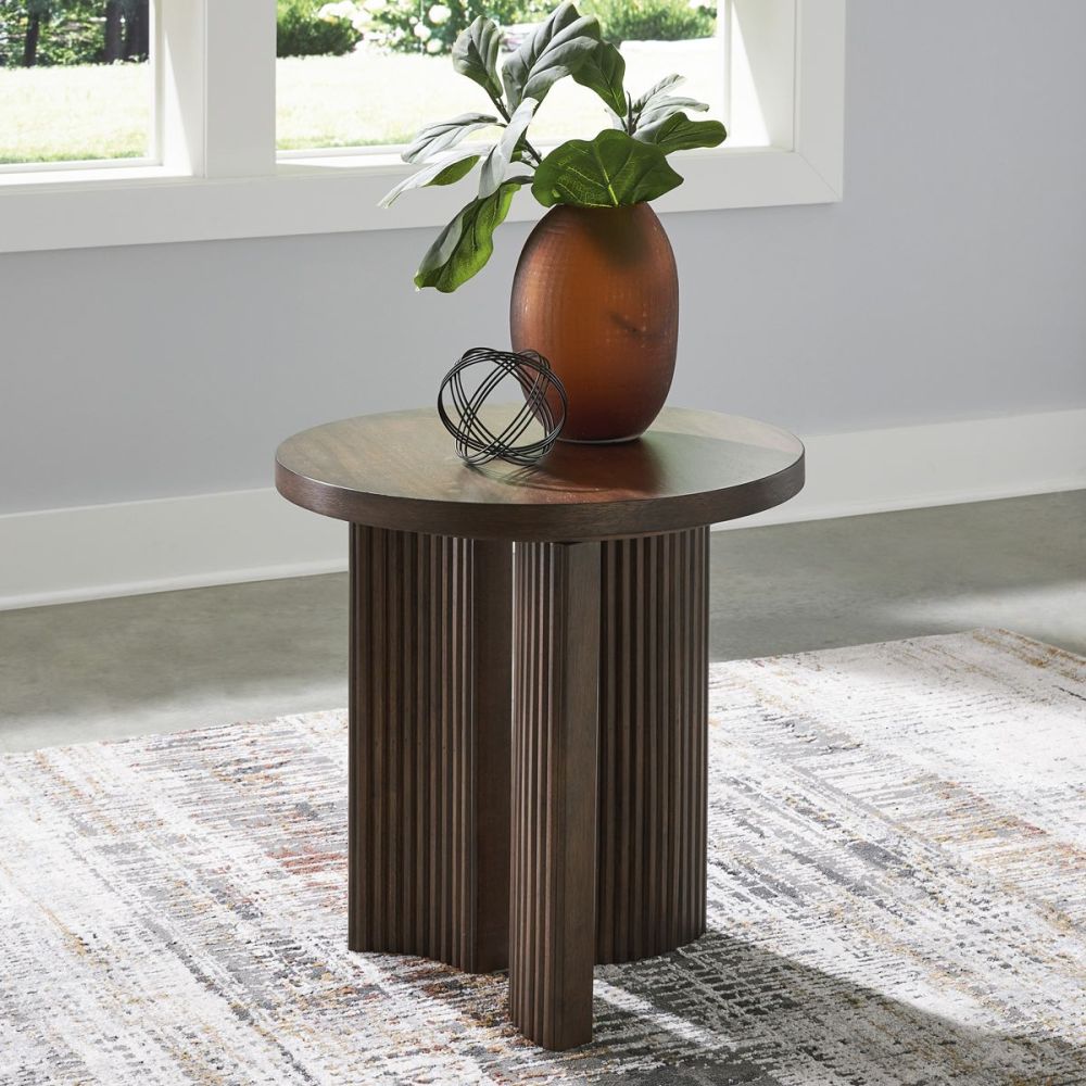 Korestone Round Lamp Table