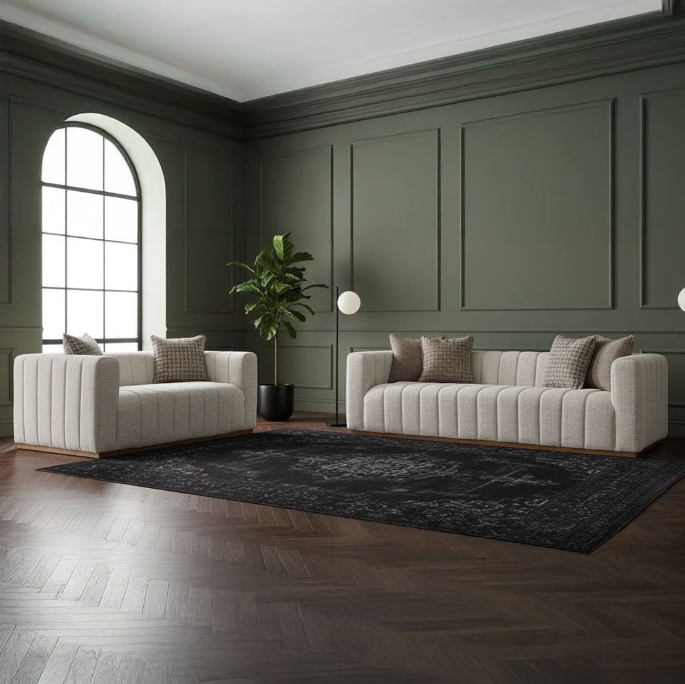 Langham 3 Seater Sofa - Linen