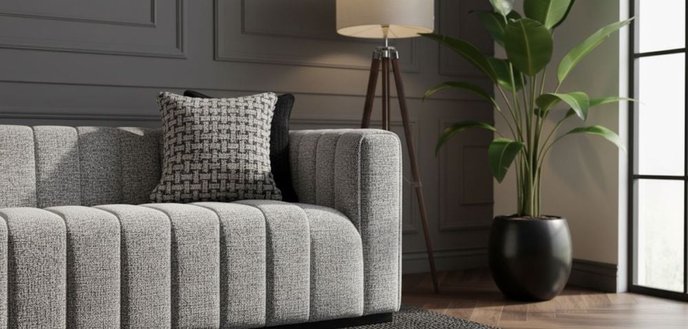 Langham 3 Seater Sofa - Grey