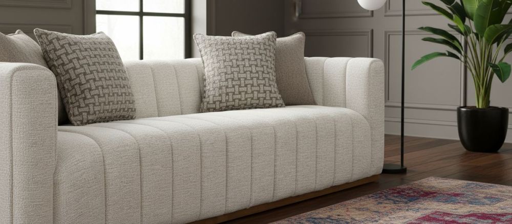 Langham 3 Seater Sofa - Linen