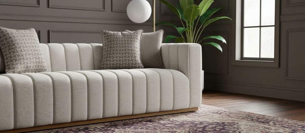 Langham 3 Seater Sofa - Linen