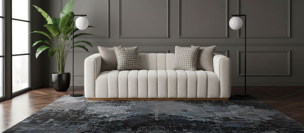 Langham 3 Seater Sofa - Linen