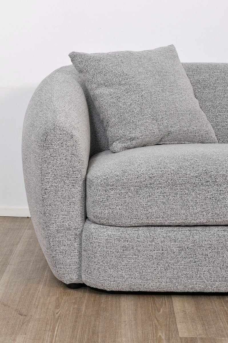 Leo 5 Seater Corner Lounge Suite - Grey