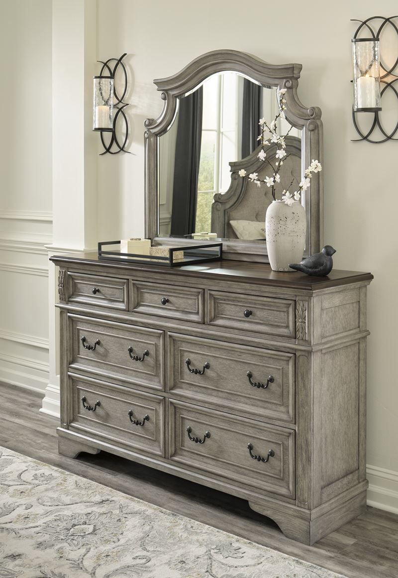 Lodenbay 5 Piece King Bedroom Suite With Dressing Table & Mirror