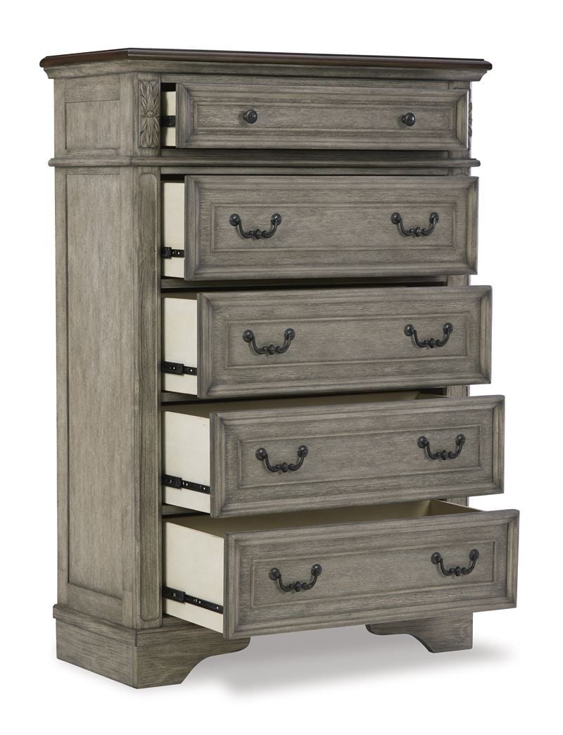Lodenbay 5 Drawer Tallboy Chest