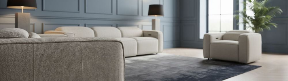 Marko 3 + 2 + 1 Recliner Sofa Suite - Shale