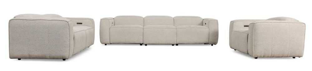 Marko 3 + 2 + 1 Recliner Sofa Suite - Shale