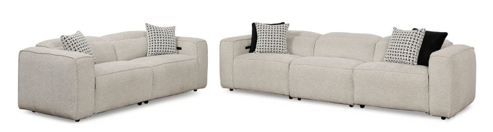 Marko 3 + 2 Recliner Sofa Suite - Shale