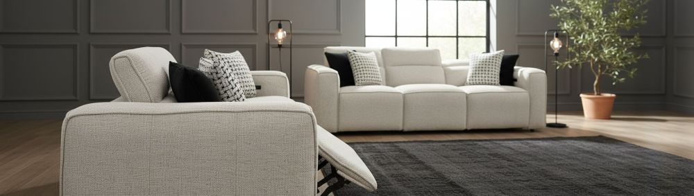 Marko 3 + 2 + 1 Recliner Sofa Suite - Shale