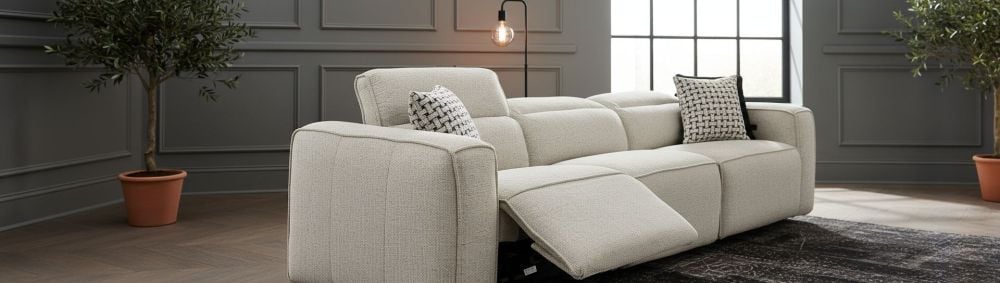 Marko 3 + 2 Recliner Sofa Suite - Shale