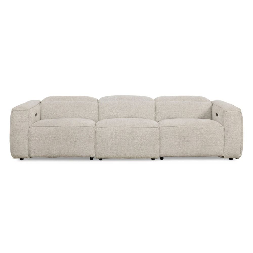 Marko 3 Seater Recliner Sofa - Shale