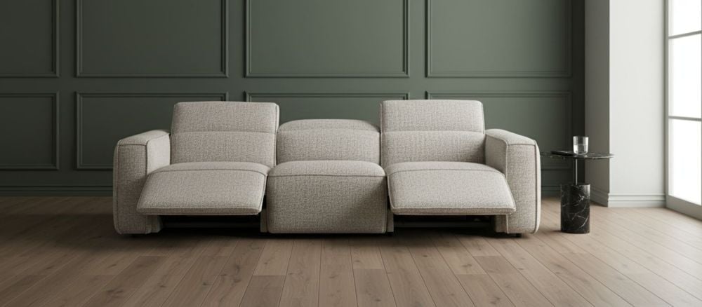 Marko 3 + 2 Recliner Sofa Suite - Shale