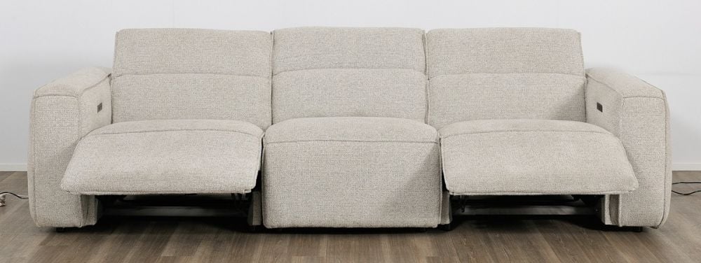 Marko 3 Seater Recliner Sofa - Shale