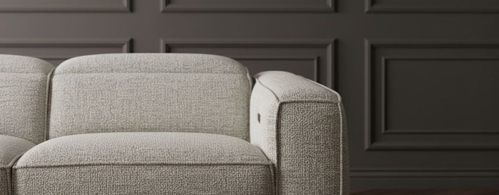 Marko 3 Seater Recliner Sofa - Shale