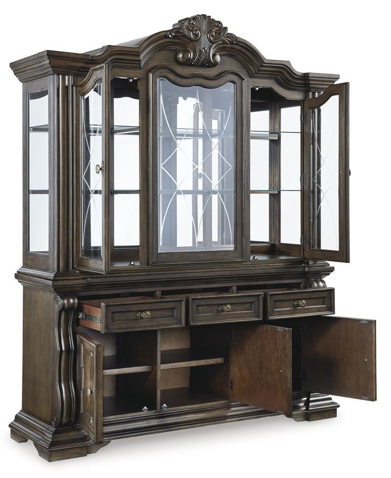 Maylee 3 Drawer Buffet & Hutch