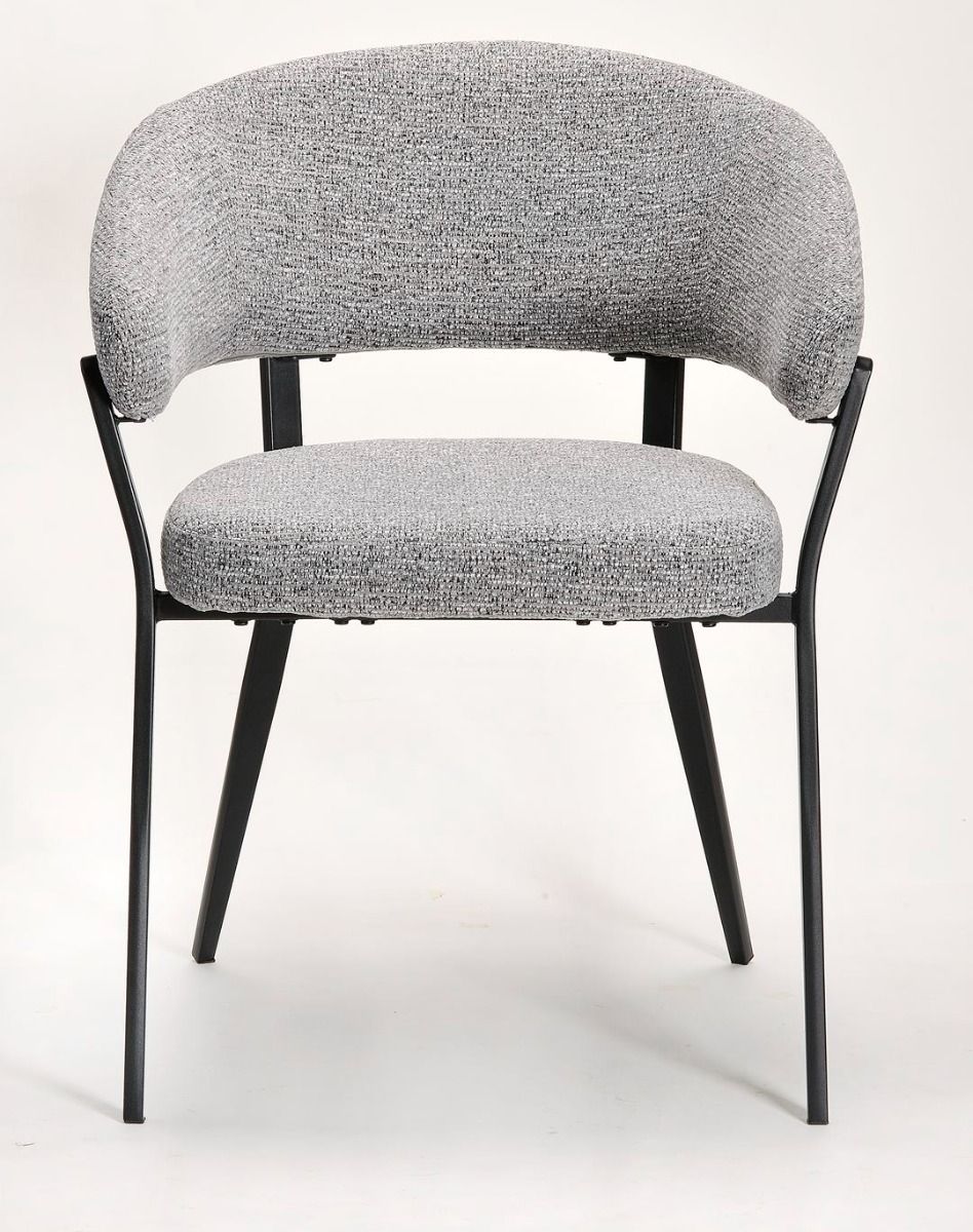 Monza Dining Chair - Grey & Black