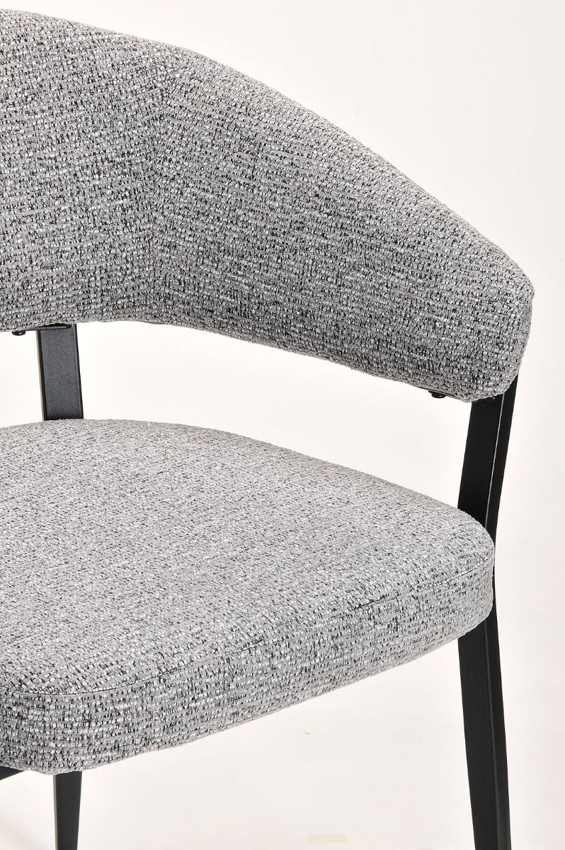Monza Dining Chair - Grey & Black