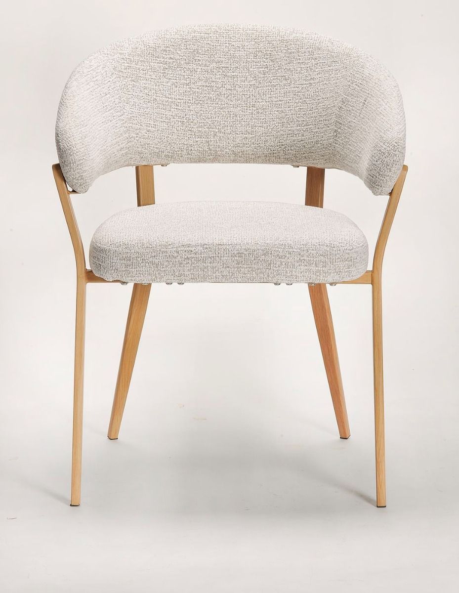 Monza Dining Chair - Linen & Oak