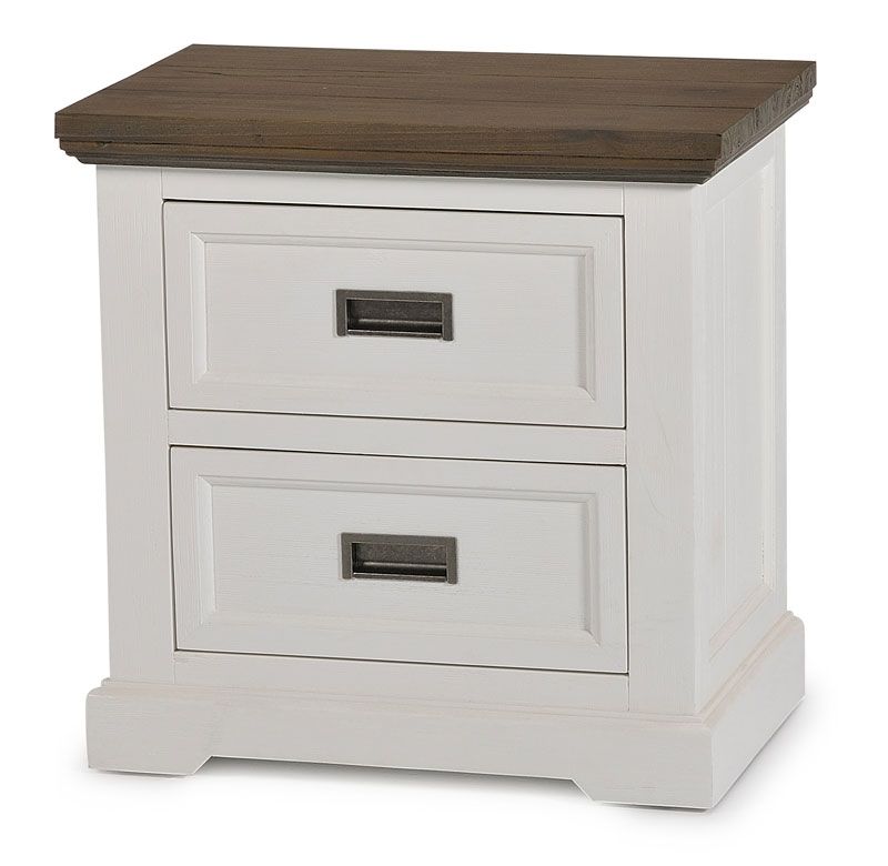 Paris 4 Piece Queen Bedroom Suite With Tallboy - Provincial Two Tone