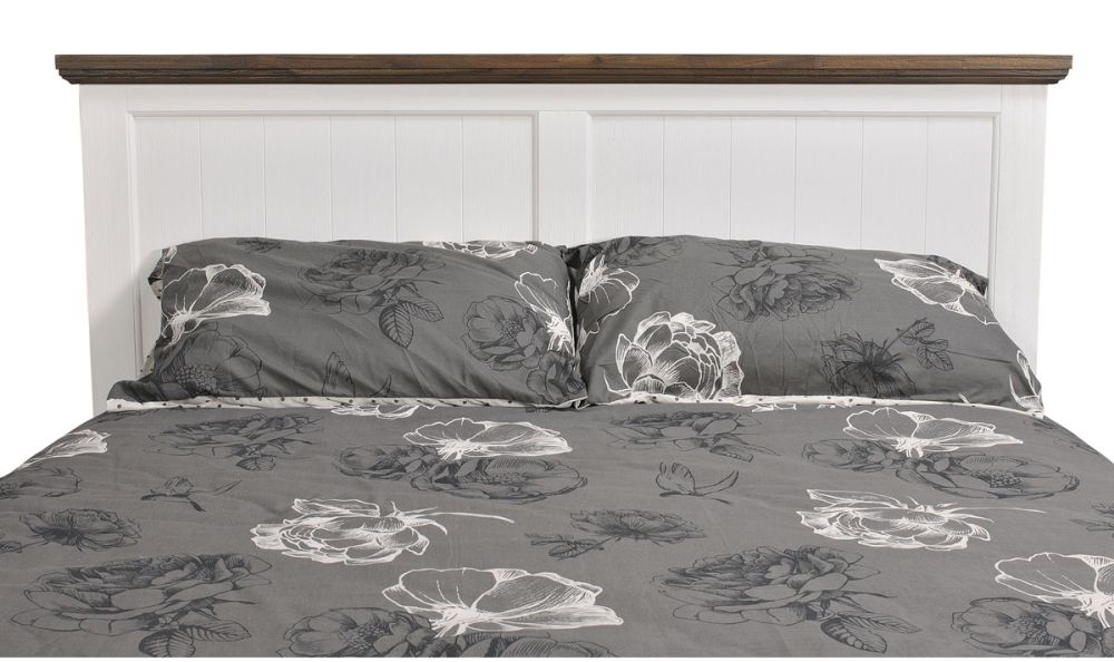 Paris Queen Bed - Provincial Two Tone
