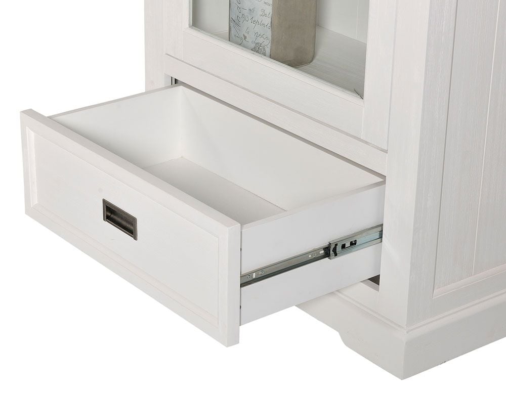 Paris Display - 1 Door - Provincial Two Tone