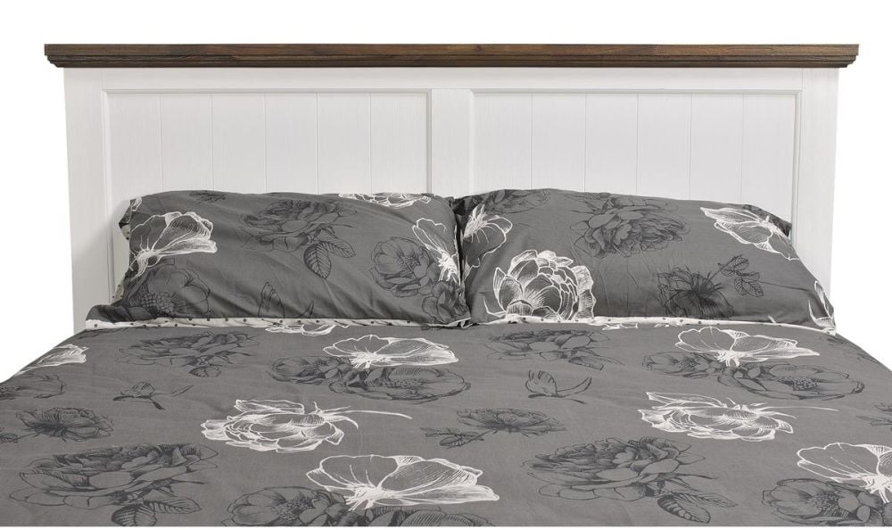 Paris 5 Piece Queen Bedroom Suite With Dressing Table & Mirror - Provincial Two Tone