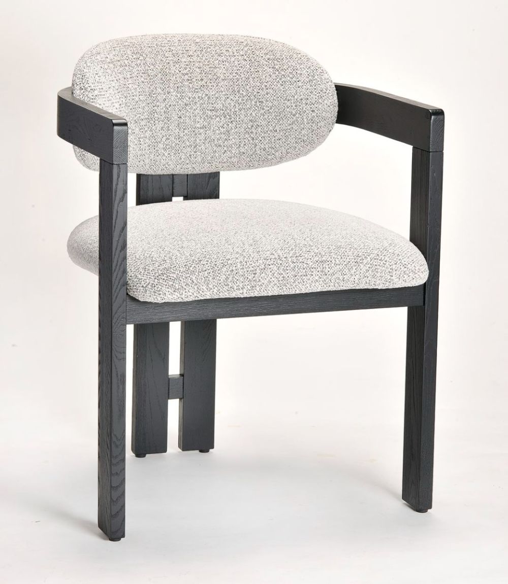 Raymond Dining Chair - Black & Shale