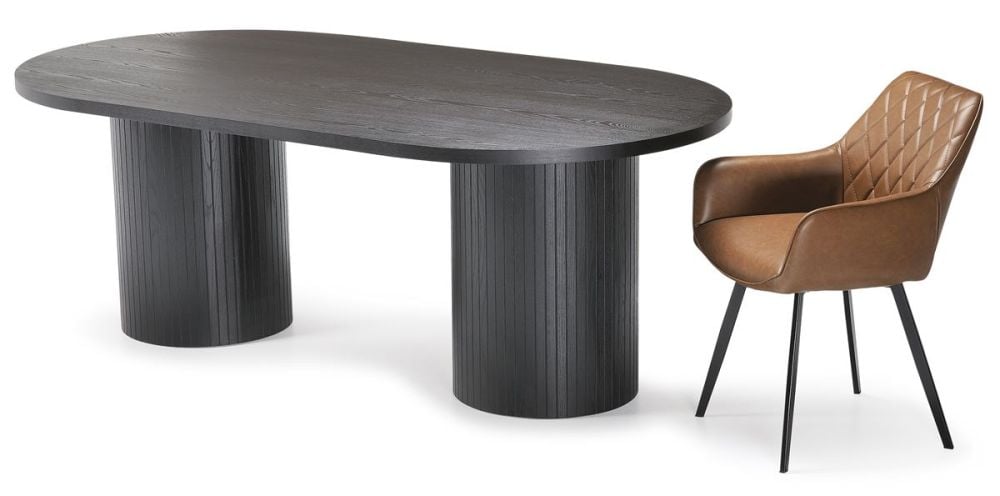 Ripple 2100 Dining Table - 2255 - Black