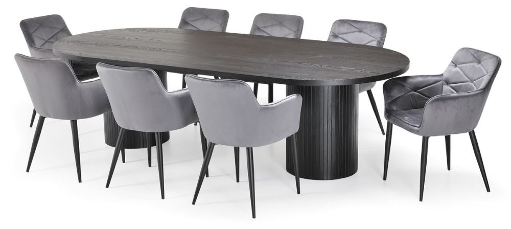 Ripple 2700 Dining Table - Black