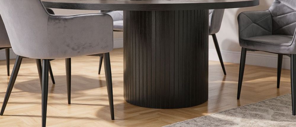 Ripple 2700 Dining Table - Black