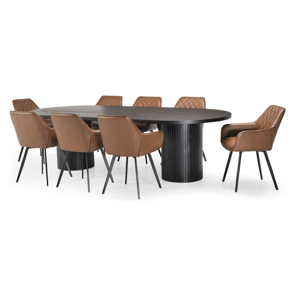 Ripple 2700 Dining Table - Black