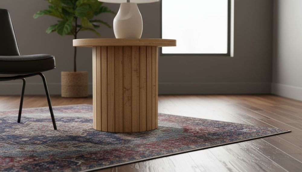 Ripple 600 Round Lamp Table - Messmate