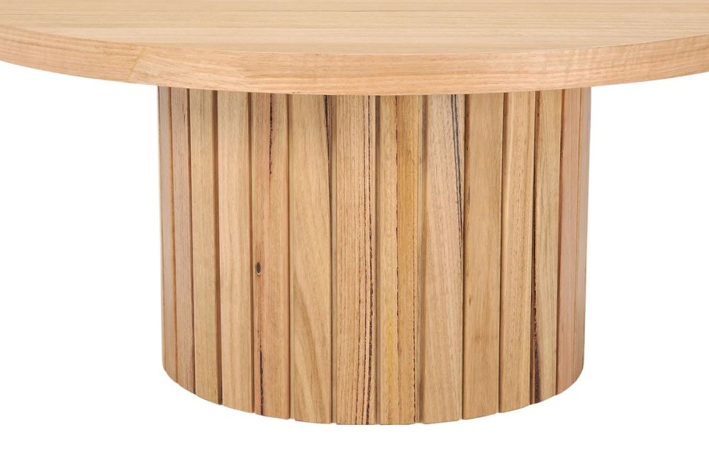 Ripple 900 Round Coffee Table - Messmate