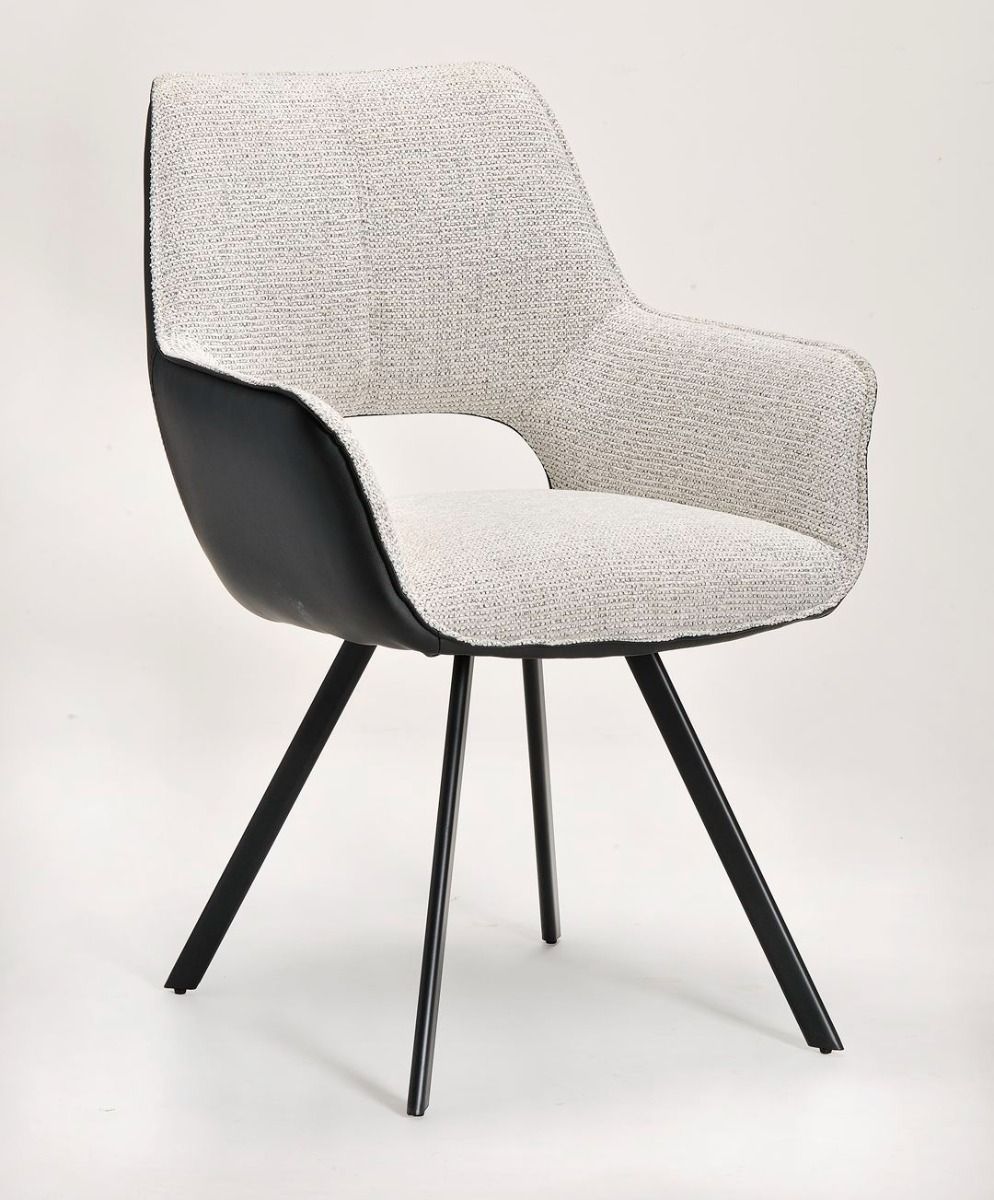 Samson Dining Chair - Shale & Black