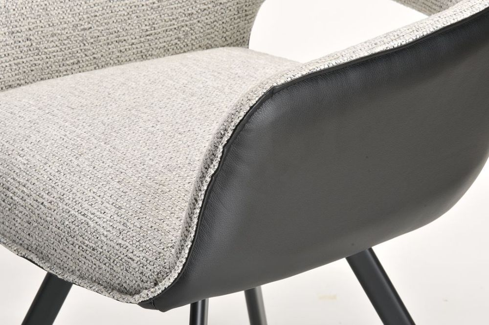 Samson Dining Chair - Shale & Black
