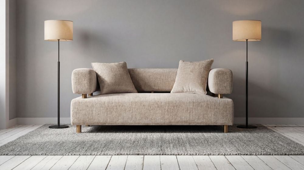 Santorini 2 Seater - Beige