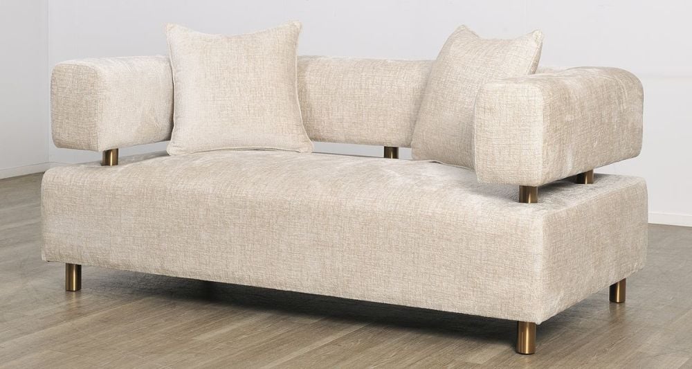 Santorini 2 Seater - Latte