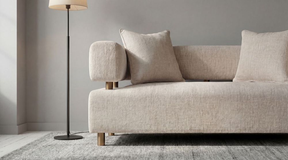 Santorini 2 Seater - Latte