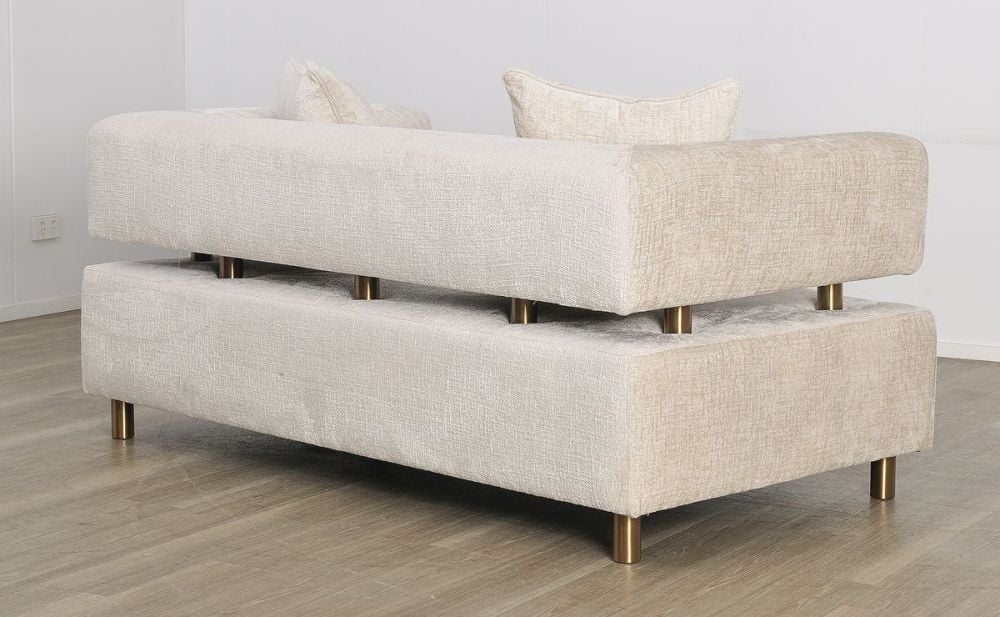 Santorini 2 Seater - Latte