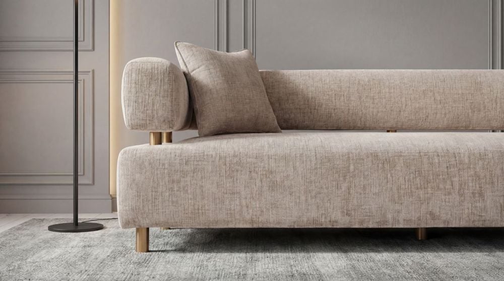 Santorini 3 Seater Sofa - Beige