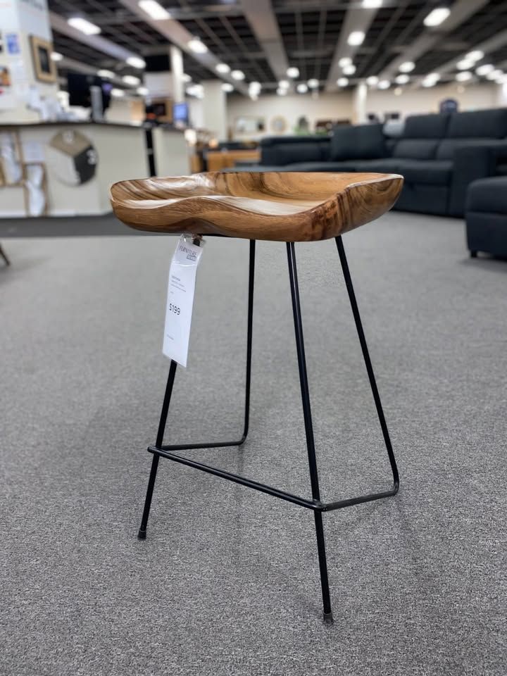 Clearance - Sentana Bar Stool Natural Oak