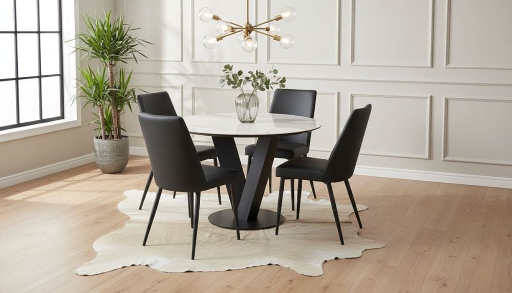 Sienna 1100 Round Dining Table