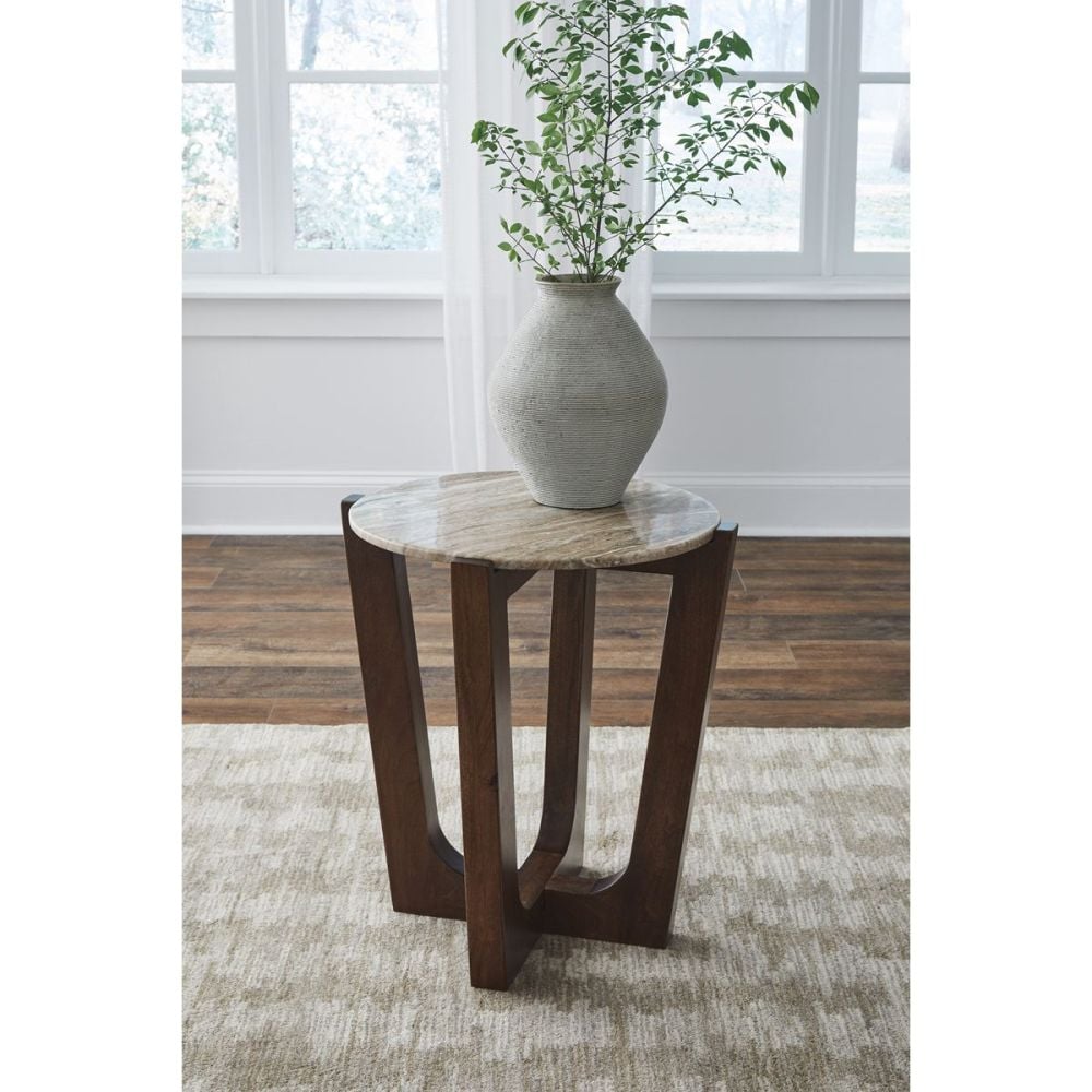 Tanidore Round Lamp Table