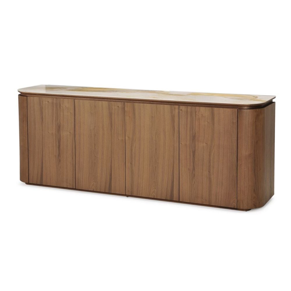 Verona 4 Door Buffet - Walnut
