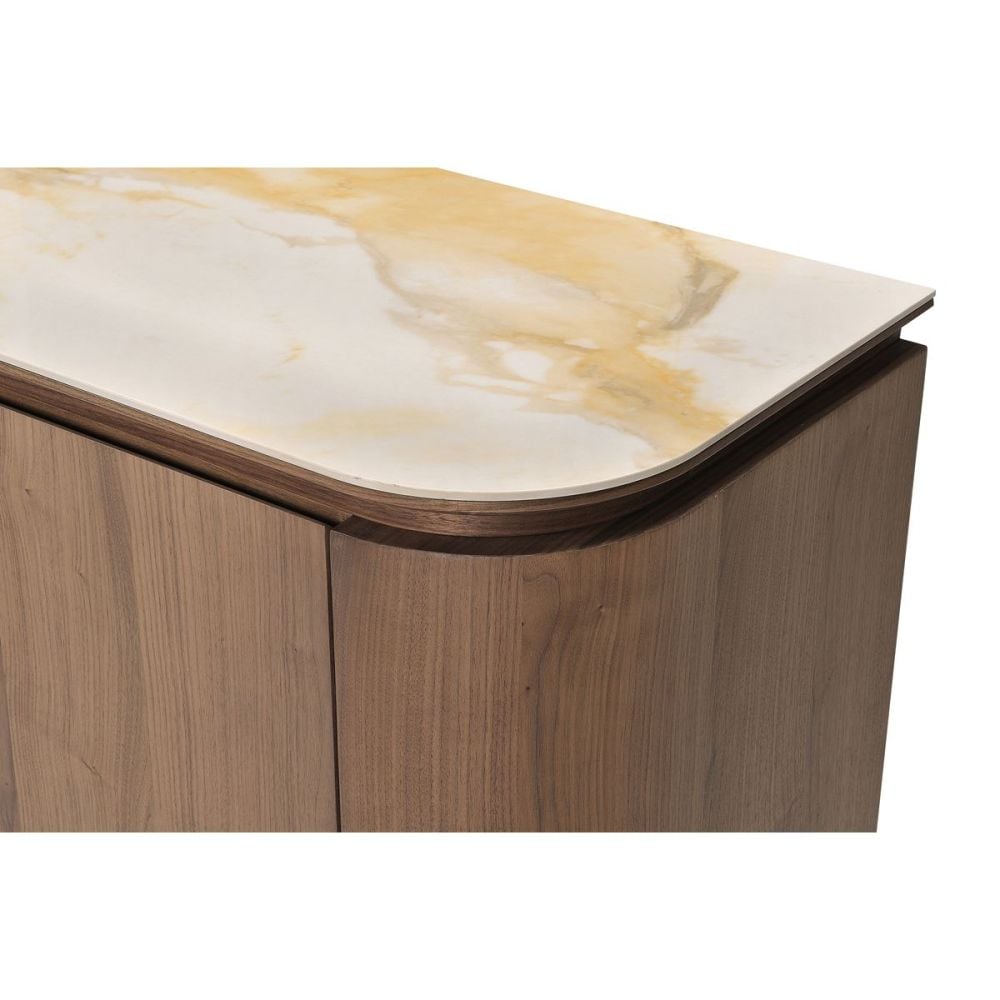 Verona 4 Door Buffet - Walnut